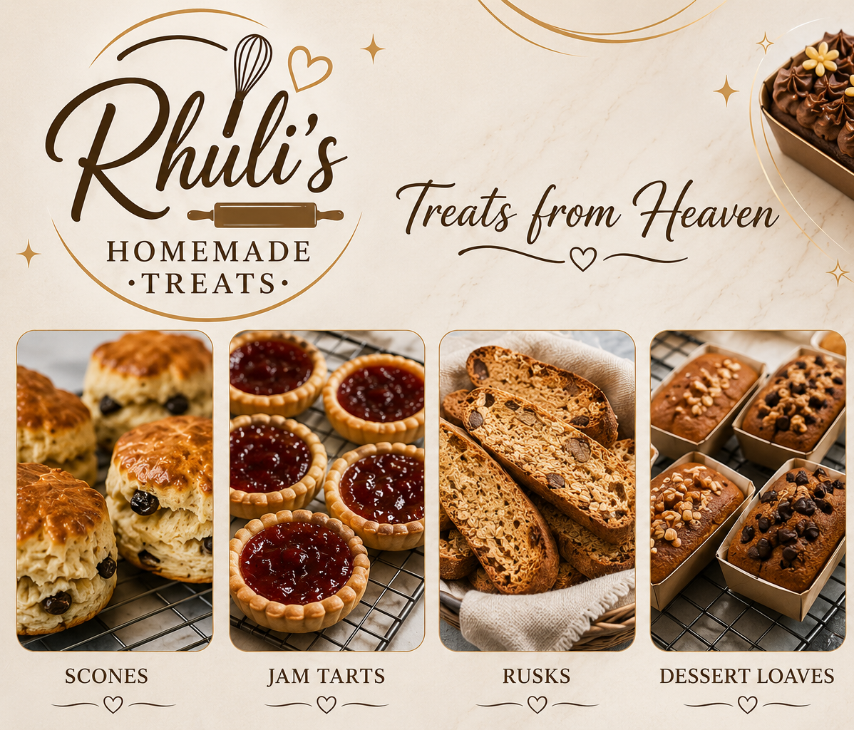 Rhuli's Homemade Treats — Restaurants & Food in Johannesburg